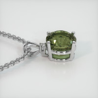 4.03 Ct. Gemstone Pendant, 14K White Gold 3