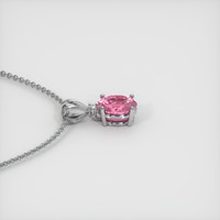 1.74 Ct. Sapphire Pendant, 14K White Gold 3