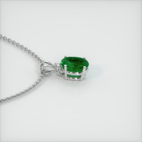 1.89 Ct. Emerald Pendant, 18K White Gold 3