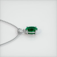 Emerald Pendant 1.00 Ct. 18K White Gold Preview