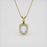 2.05 Ct. Multi Color Opal Pendant, 10K Yellow Gold 4