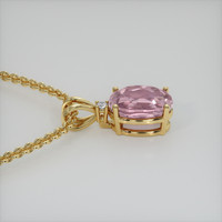 2.52 Ct. Gemstone Pendant, 14K Yellow Gold 3