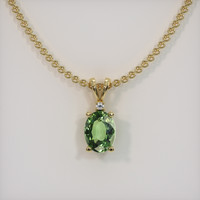 1.20 Ct. Gemstone Pendant, 14K Yellow Gold 1