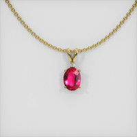 Ruby Pendant 1.12 Ct. 14K Yellow Gold Preview
