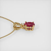 2.31 Ct. Ruby Pendant, 14K Yellow Gold 3