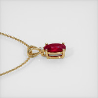 2.74 Ct. Ruby Pendant, 14K Yellow Gold 3