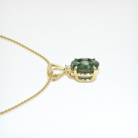 1.14 Ct. Sapphire Pendant, 18K Yellow Gold 3