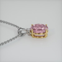 2.52 Ct. Gemstone Pendant, 14K Yellow & White 3