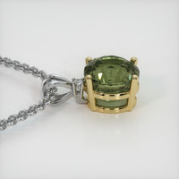 4.03 Ct. Gemstone Pendant, 14K Yellow & White 3