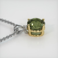 4.03 Ct. Gemstone Pendant, 18K Yellow & White 3