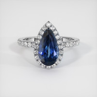 2.70 Ct. Sapphire Ring, Platinum 950 1