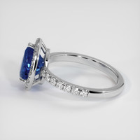 2.33 Ct. Sapphire Ring, Platinum 950 4