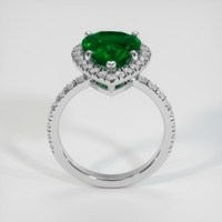 3.25 Ct. Emerald Ring, Platinum 950 3
