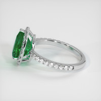 2.28 Ct. Emerald Ring, Platinum 950 4