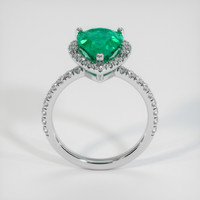 3.23 Ct. Emerald Ring, Platinum 950 3