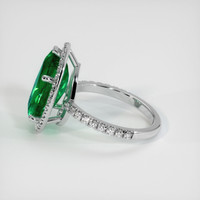 5.52 Ct. Emerald Ring, Platinum 950 4