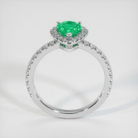 1.01 Ct. Emerald Ring, Platinum 950 3