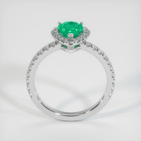 0.83 Ct. Emerald Ring, Platinum 950 3