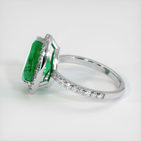 3.07 Ct. Emerald Ring, Platinum 950 4