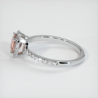 0.79 Ct. Pink Sapphire Ring, Platinum 950 4