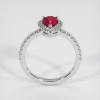 0.99 Ct. Ruby Ring, Platinum 950 3