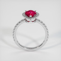 2.01 Ct. Ruby Ring, Platinum 950 3