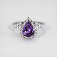3.29 Ct. Sapphire Ring, Platinum 950 1