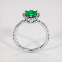 1.01 Ct. Emerald Ring, Platinum 950 3