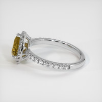 1.11 Ct. Yellow Sapphire Ring, Platinum 950 4