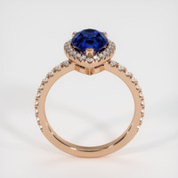 3.07 Ct. Sapphire Ring, 18K Rose Gold 3