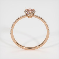 0.79 Ct. Sapphire Ring, 18K Rose Gold 3