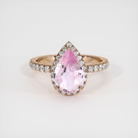 2.12 Ct. Sapphire Ring, 18K Rose Gold 1