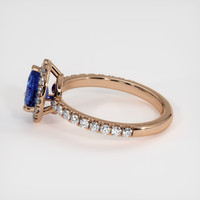 0.96 Ct. Sapphire Ring, 18K Rose Gold 4