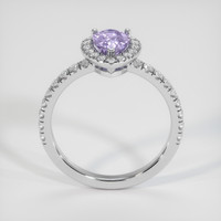 1.69 Ct. Purple Sapphire Ring, 10K White Gold 3