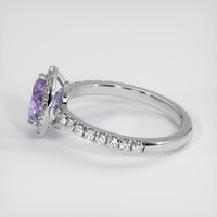 1.69 Ct. Purple Sapphire Ring, 10K White Gold 4