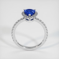 1.62 Ct. Blue Sapphire Ring, 14K White Gold 3