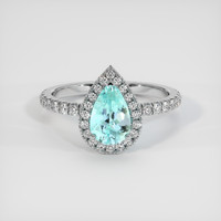 1.83 Ct. Gemstone Ring, 14K White Gold 1