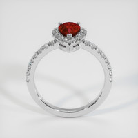 1.01 Ct. Ruby Ring, 14K White Gold 3