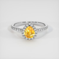 1.62 Ct. Sapphire Ring, 14K White Gold 1