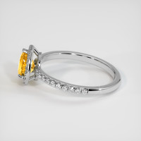 1.62 Ct. Sapphire Ring, 14K White Gold 4