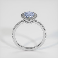 2.46 Ct. Sapphire Ring, 14K White Gold 3