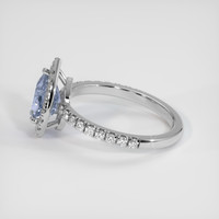 2.46 Ct. Sapphire Ring, 14K White Gold 4