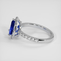 1.68 Ct. Blue Sapphire Ring, 14K White Gold 4