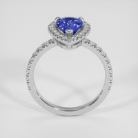 2.04 Ct. Blue Sapphire Ring, 14K White Gold 3