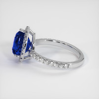 3.07 Ct. Sapphire Ring, 18K White Gold 4