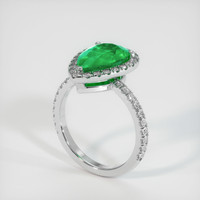 Emerald Ring 2.68 Ct. 18K White Gold Preview