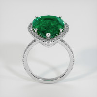 7.61 Ct. Emerald Ring, 18K White Gold 3