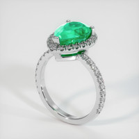 Emerald Ring 2.65 Ct., 18K White Gold Preview