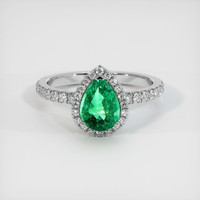 Emerald Ring 0.98 Ct., 18K White Gold Preview