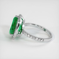 3.07 Ct. Emerald Ring, 18K White Gold 4